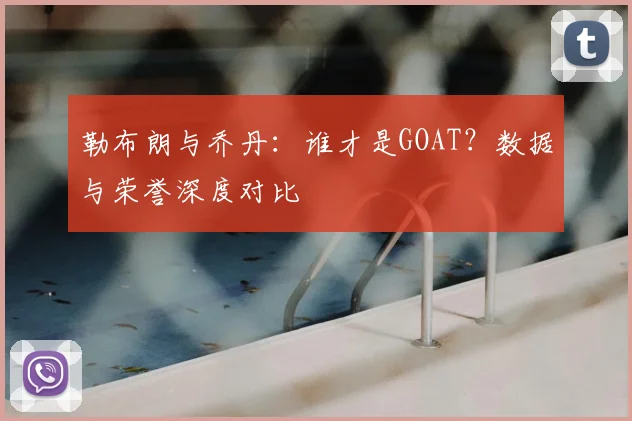 勒布朗与乔丹：谁才是GOAT？数据与荣誉深度对比